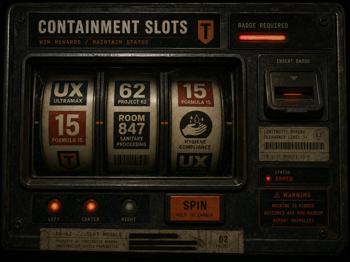 Containment Slots terminal module